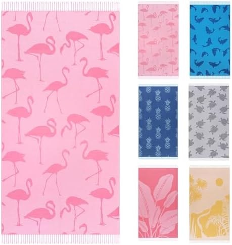 Cotton Turkish Beach Towel 72 x 36, Printed, Option 1