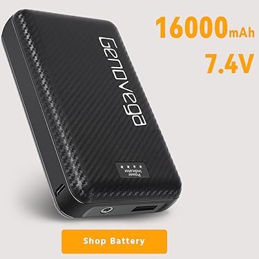 Genovega 16000mAh 7.4V battery for heated jackets