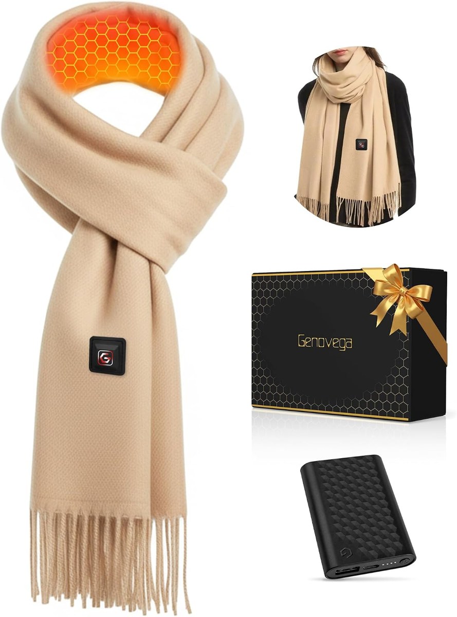 Genovega Graphene Heated Scarf Neck Warmer, Unisex