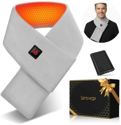 Heated Scarf with 6000mAh Battery, Women and Men, Option 2