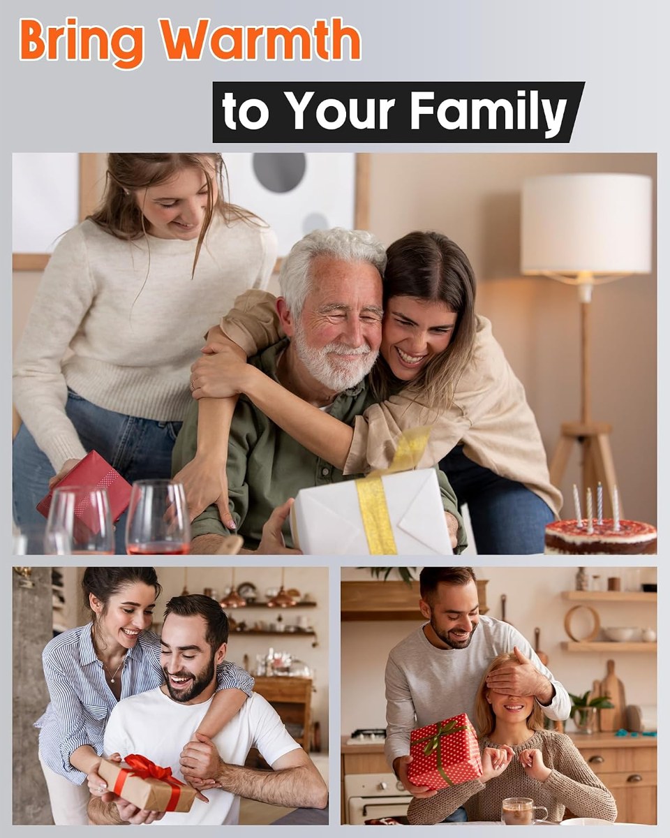 Genovega Heated Scarf Gift Set for Mom and Family, view 6
