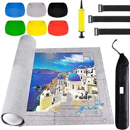 Puzzle Mat Roll Up with Sorter Trays, Option 1