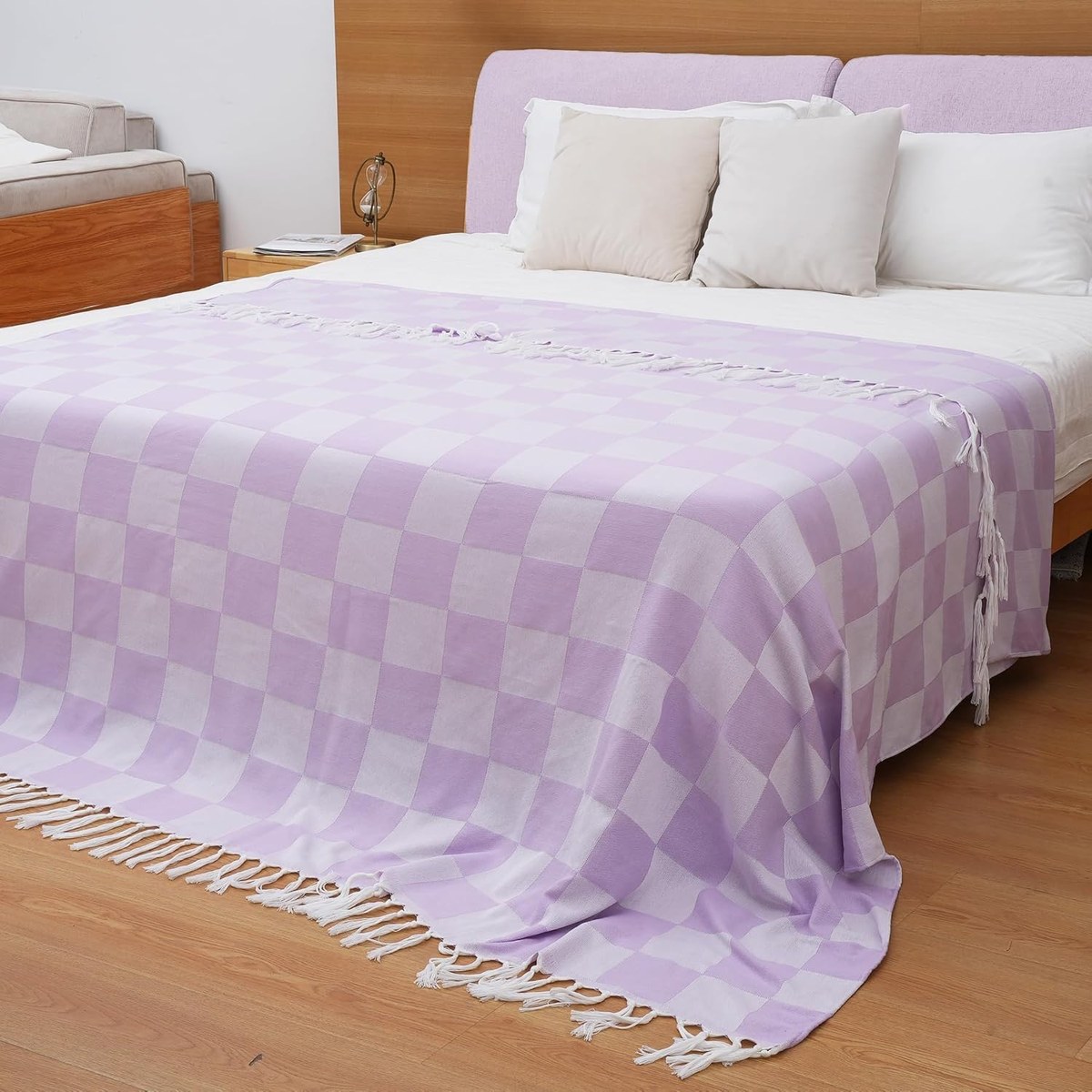 Genovega Turkish Cotton Throw Blanket, Oversized, view 6