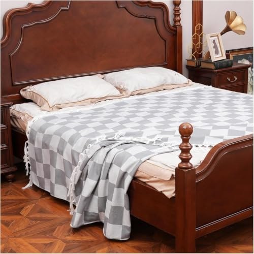 Turkish Cotton Throw Blanket, Oversized, Option 7